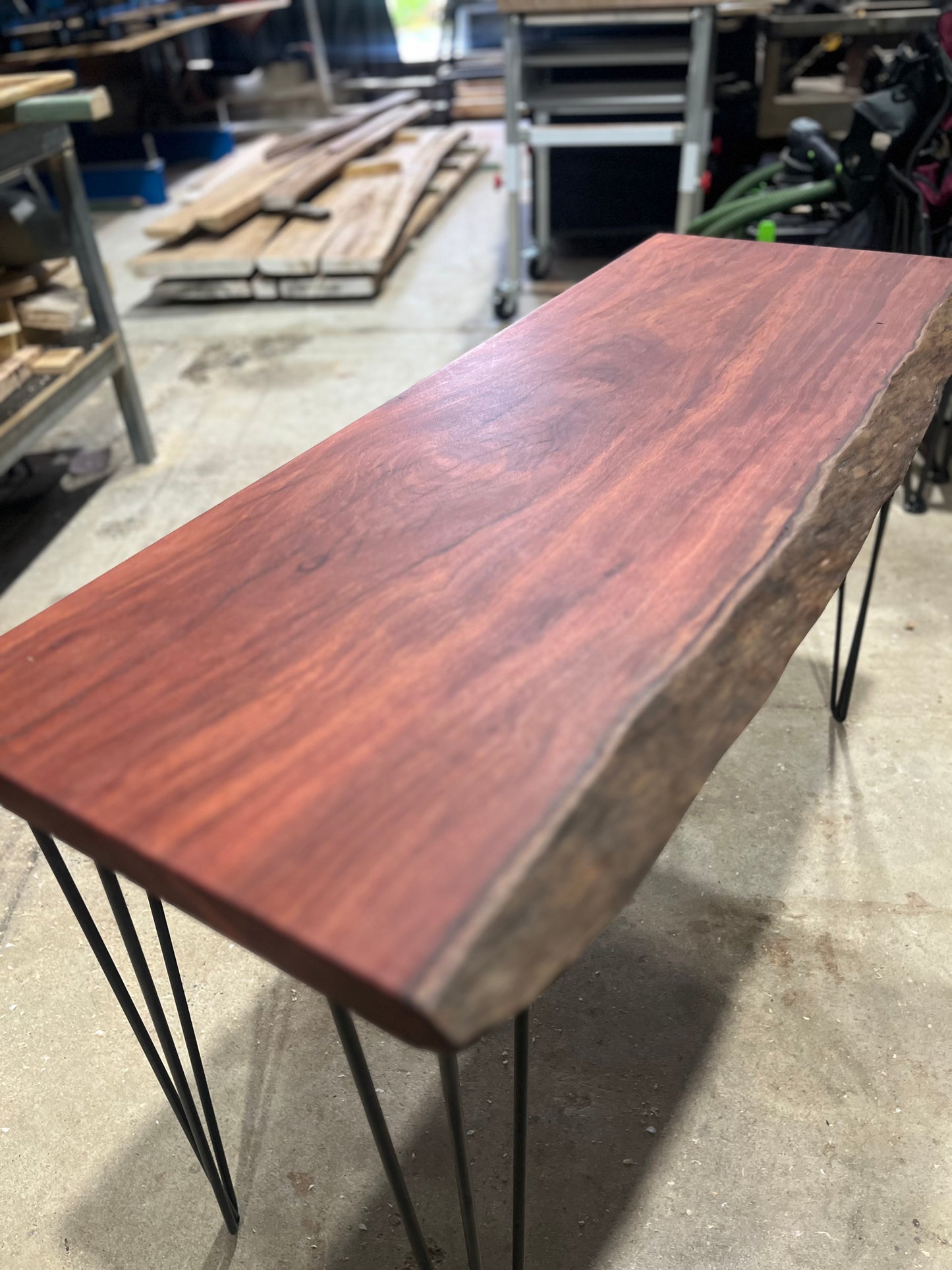 Live Edge Bloodwood Hallway table