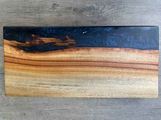 Small Chopping Block with Resin Inlay