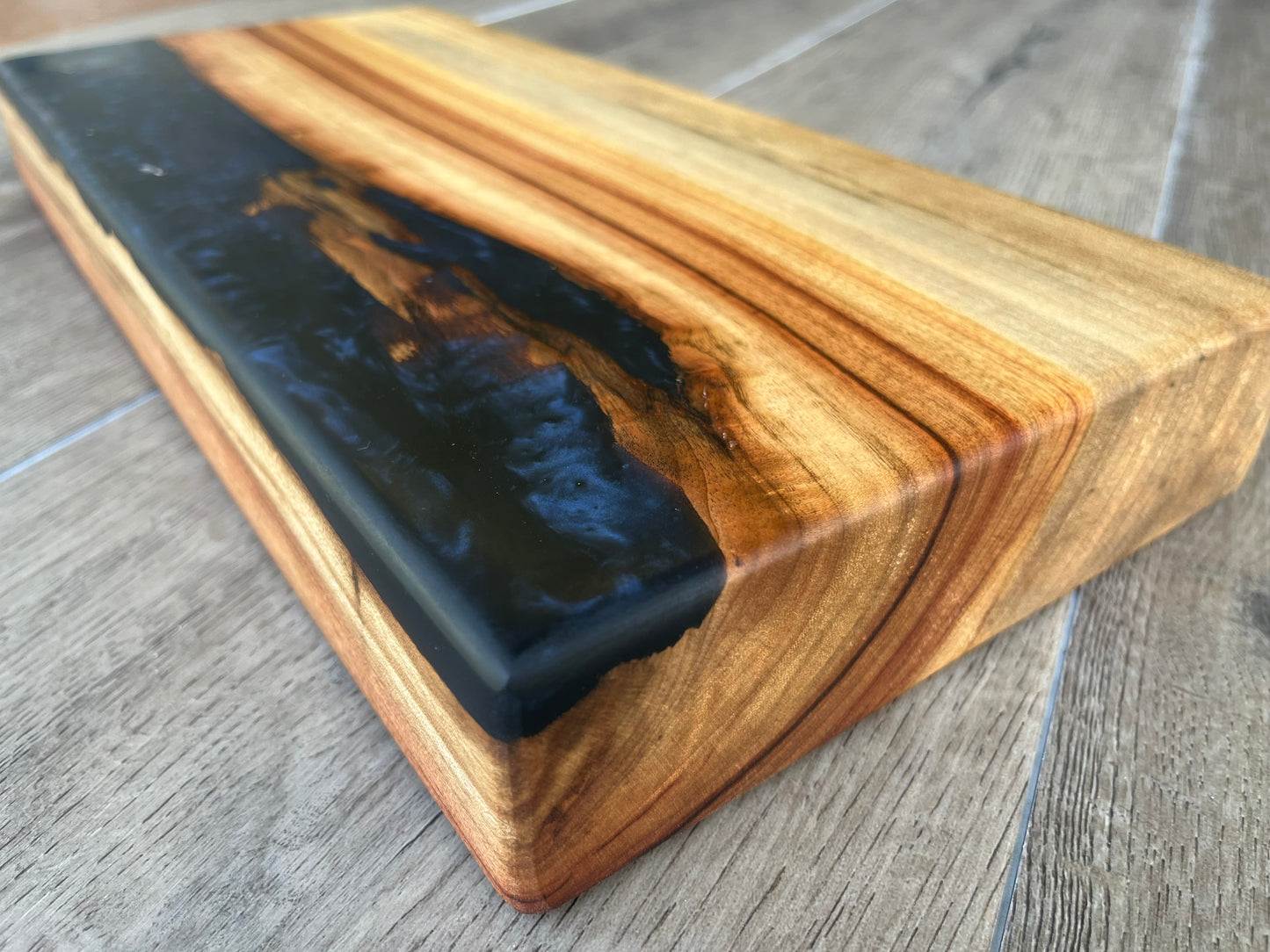 Small Chopping Block with Resin Inlay