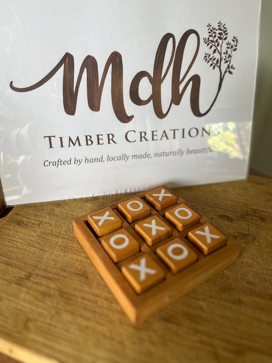 Wooden game - tic tac toe
